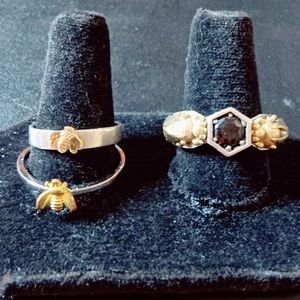 🔷Bee Ring couples set